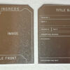 Custom Metal BioCard - 2021 Template